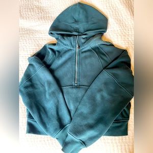 Scuba Oversized Half Zip Hoodie